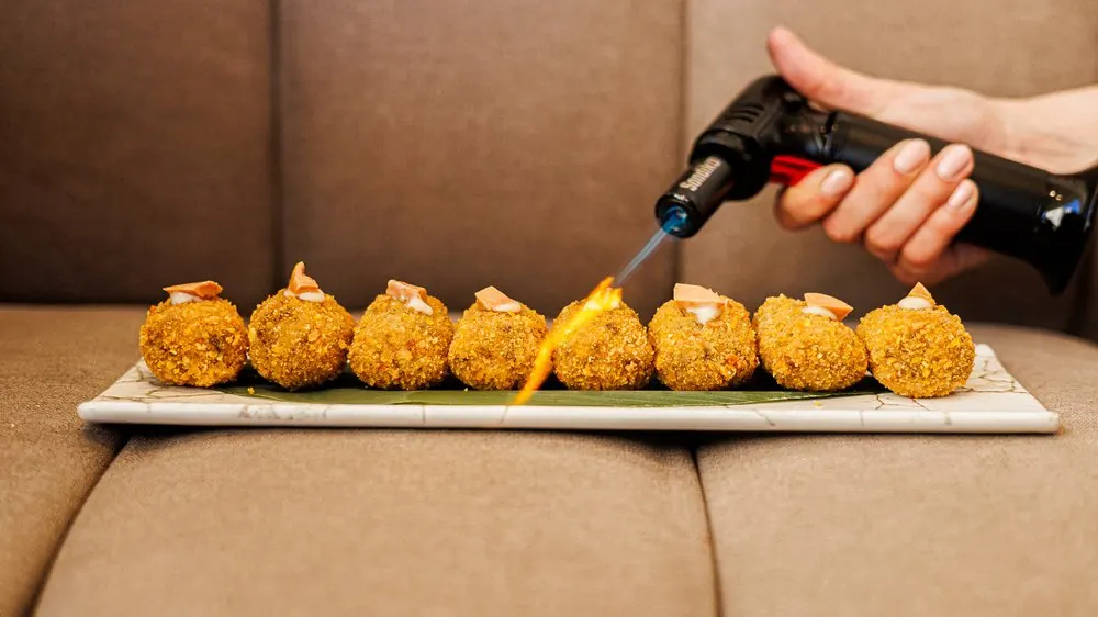 Croquetas de boletus y foie